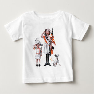 Camiseta Para Bebê Quarto de julho