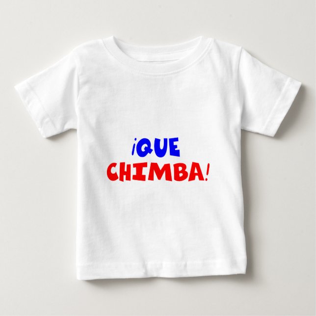 CAMISETA PARA BEBÊ QUE CHIMBA (Frente)