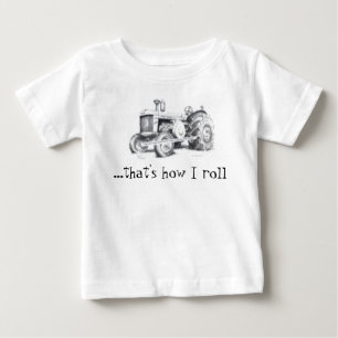 Camiseta Para Bebê … que é como eu rolo