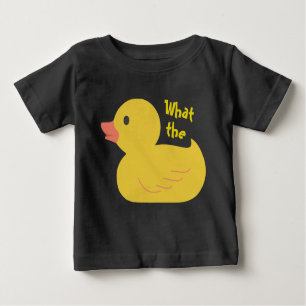 Camiseta Para Bebê Que o pato?