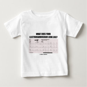 Camiseta Para Bebê Que seu electrocardiograma olha como?