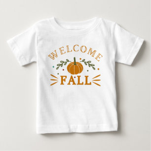 Camiseta Para Bebê Queda de boas-vindas