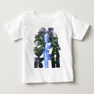 Camiseta Para Bebê Quedas de Multnomah