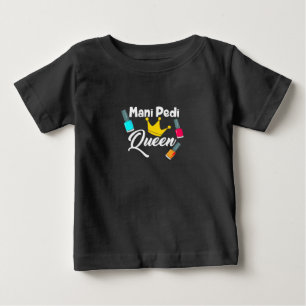 Camiseta Para Bebê Queen Nail Artist