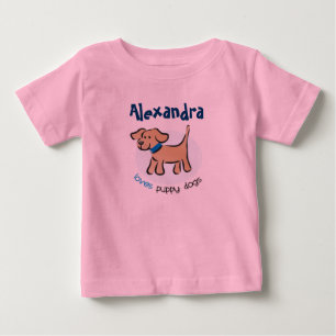 Camiseta Para Bebê Quem ama filhotes de cachorro?