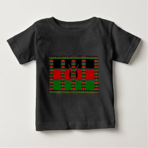 Camiseta Para Bebê 🇰 🇪 Quênia Mágica: Quadro de Unidade e Orgulho