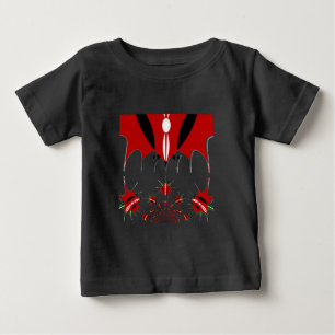 Camiseta Para Bebê Quênia Mágico: Simetria da Modernidade do Patrimôn