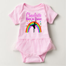 CAMISETA PARA BEBÊ QUERIDO PERSONALIZADO NASCER PARA DANÇA TUTU