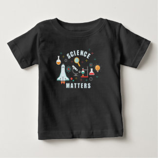 Camiseta Para Bebê Questões científicas