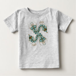 Camiseta Para Bebê Quimera - Camisa-Bebê-Cavalo-Pavão