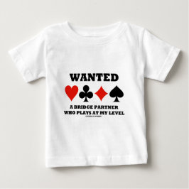 Camiseta Para Bebê Quis um sócio da ponte que jogasse a meu nível