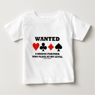 Camiseta Para Bebê Quis um sócio da ponte que jogasse a meu nível