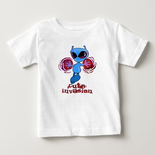Camiseta Para Bebê Qwiby: Bela Invasão (Frente)