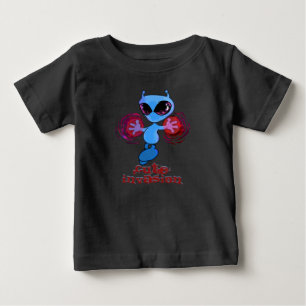 Camiseta Para Bebê Qwiby: Camiseta do Bebê da Invasão Fofa