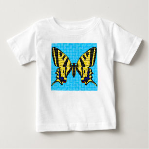 Camiseta Para Bebê Rabada-de-andorinha (branco) - Camiseta de Bebê