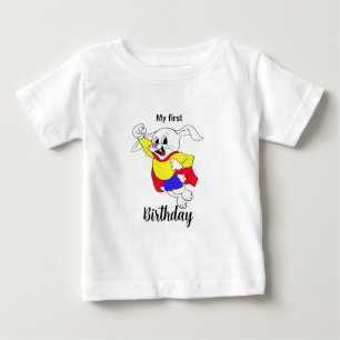 Camiseta Para Bebê Rabbit Hero Toddler