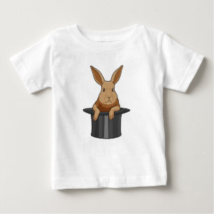 Camiseta Para Bebê Rabbit Mágico Chapéu mágico