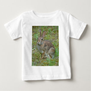 Camiseta Para Bebê Rabbit selvagem Roupa e presentes de cauda de algo