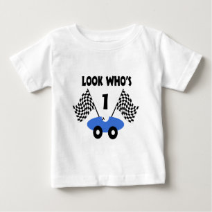 Camiseta Para Bebê Race Car Birthday