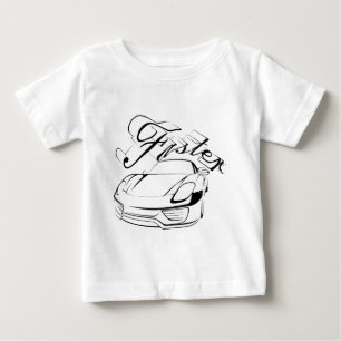 Camiseta Para Bebê Racecar em tribos