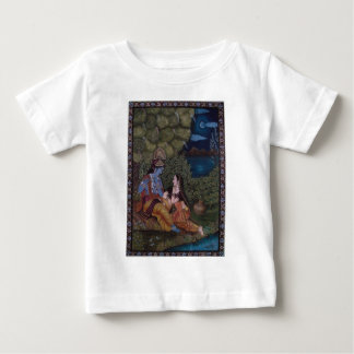 Camiseta Para Bebê Radha Krishna por Masoom Sanghi
