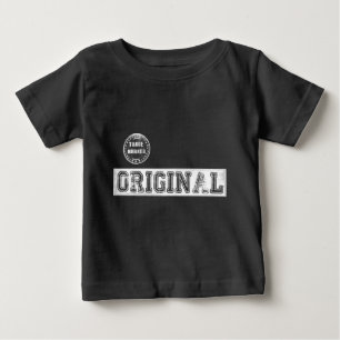 Camiseta Para Bebê Raglan do basebol do bebê com impressão original