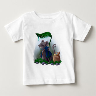 Camiseta Para Bebê Rain Mouse |