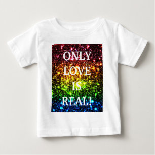Camiseta Para Bebê Rainbow Galaxy