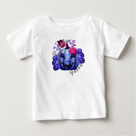 Camiseta Para Bebê rainha da abóbora