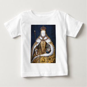 Camiseta Para Bebê Rainha Elizabeth mim: Coroação