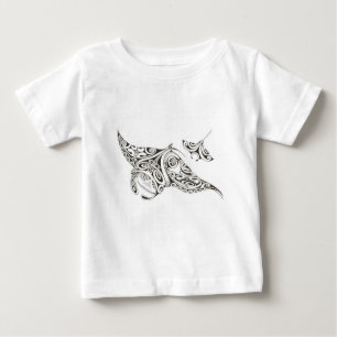 Camiseta Para Bebê raios-manta gêmeos