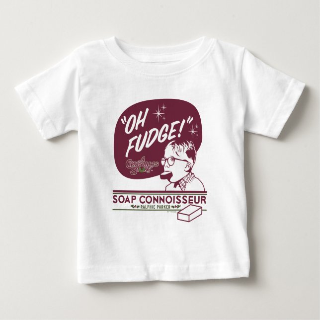 Camiseta Para Bebê Ralphie Parker - Soap Connoisseur (Frente)