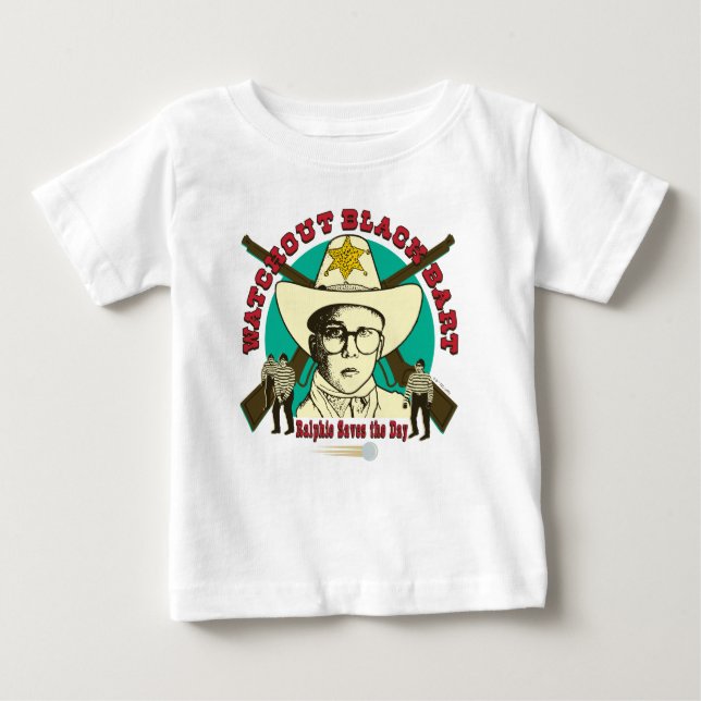 Camiseta Para Bebê Ralphie salva o dia (Frente)