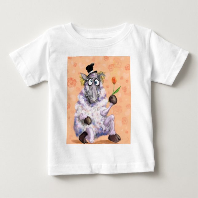 Camiseta Para Bebê Ram Apaixonado - Engraçado - (Frente)