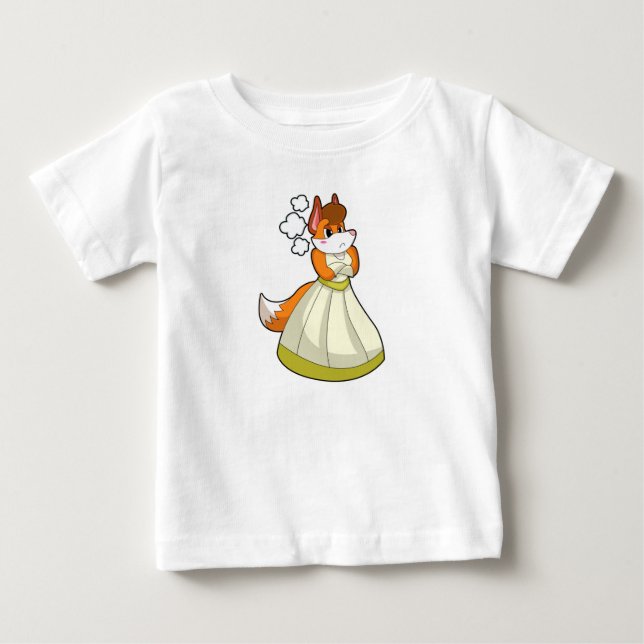 Camiseta Para Bebê Rapa com vestido de noiva.PNG (Frente)