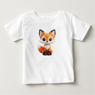 Camiseta Para Bebê Rapariga de desenho animado fofa 3D Mascote de bri