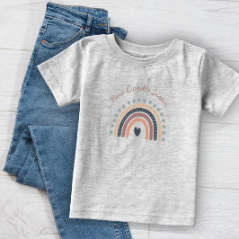 Camiseta Para Bebê Raparigas Modernas Arco-Íris Imprimir T-Shirt Cão