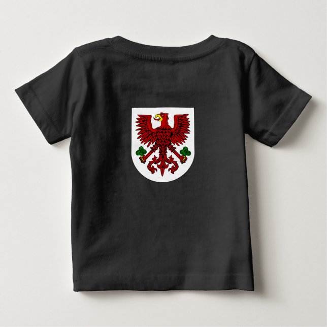 Camiseta Para Bebê rapaz (Verso)