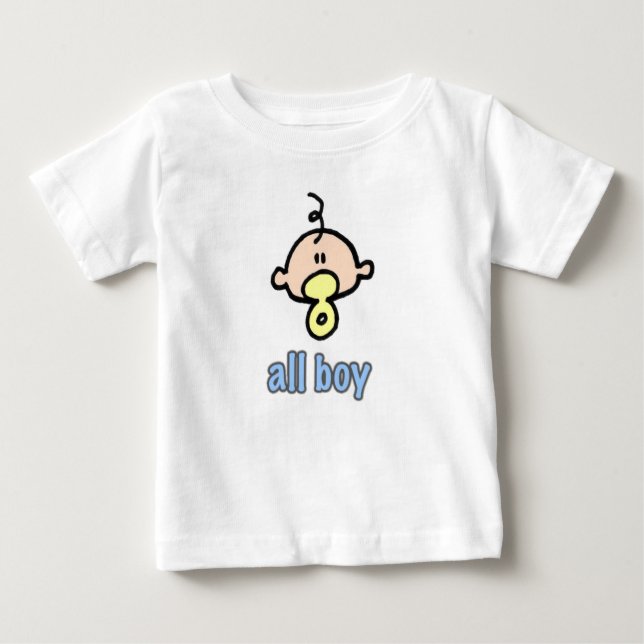 Camiseta Para Bebê rapaz (Frente)