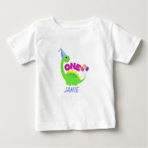 Rapaz primeiro aniversario Cute Dino