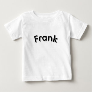 Camiseta Para Bebê Rapazes Chamados Frank,