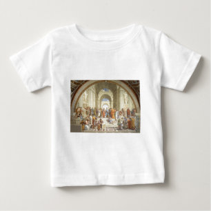 Camiseta Para Bebê Raphael - Escola de Atenas