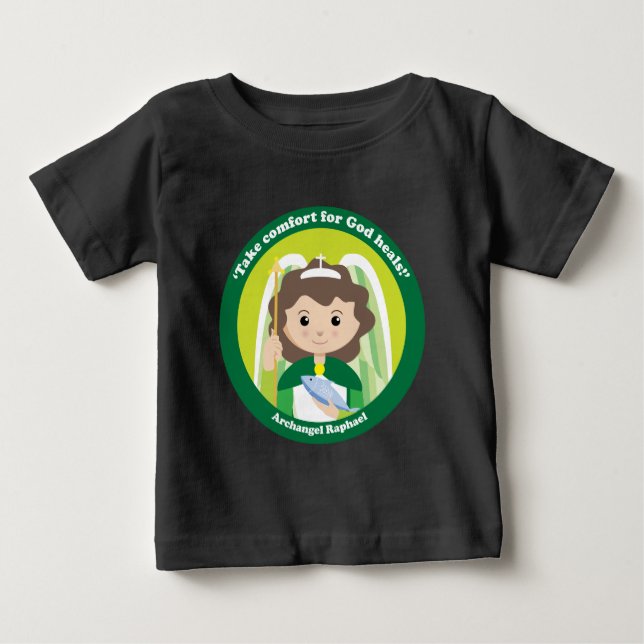 Camiseta Para Bebê Raphael, o Arcanjo (Frente)