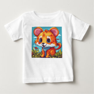 Camiseta Para Bebê Raposa