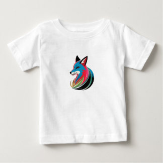 Camiseta Para Bebê Raposa