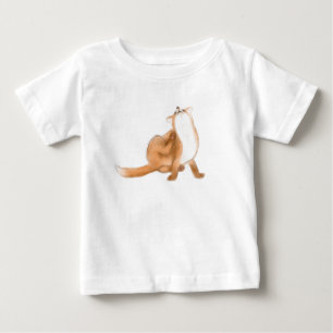 Camiseta Para Bebê Raposa