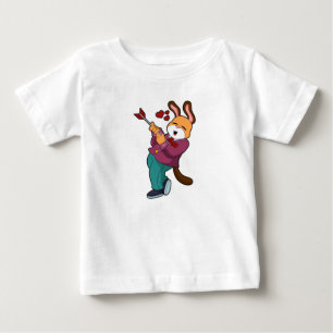 Camiseta Para Bebê Raposa como Noivo com Terno