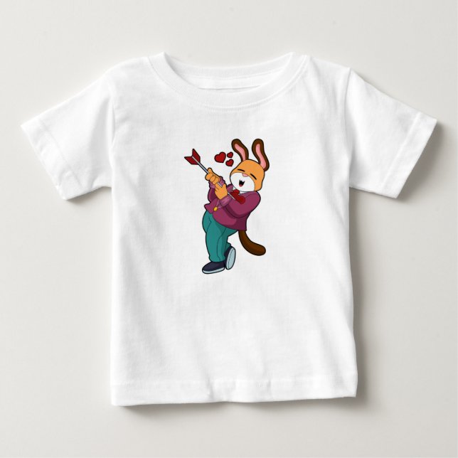 Camiseta Para Bebê Raposa como Noivo com Terno (Frente)