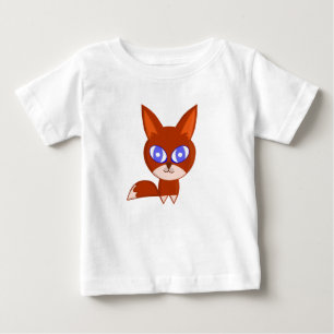 Camiseta Para Bebê Raposa Pequena