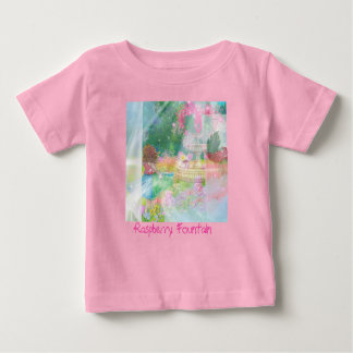 Camiseta Para Bebê Raspberry Fountain Toddler Tshirt